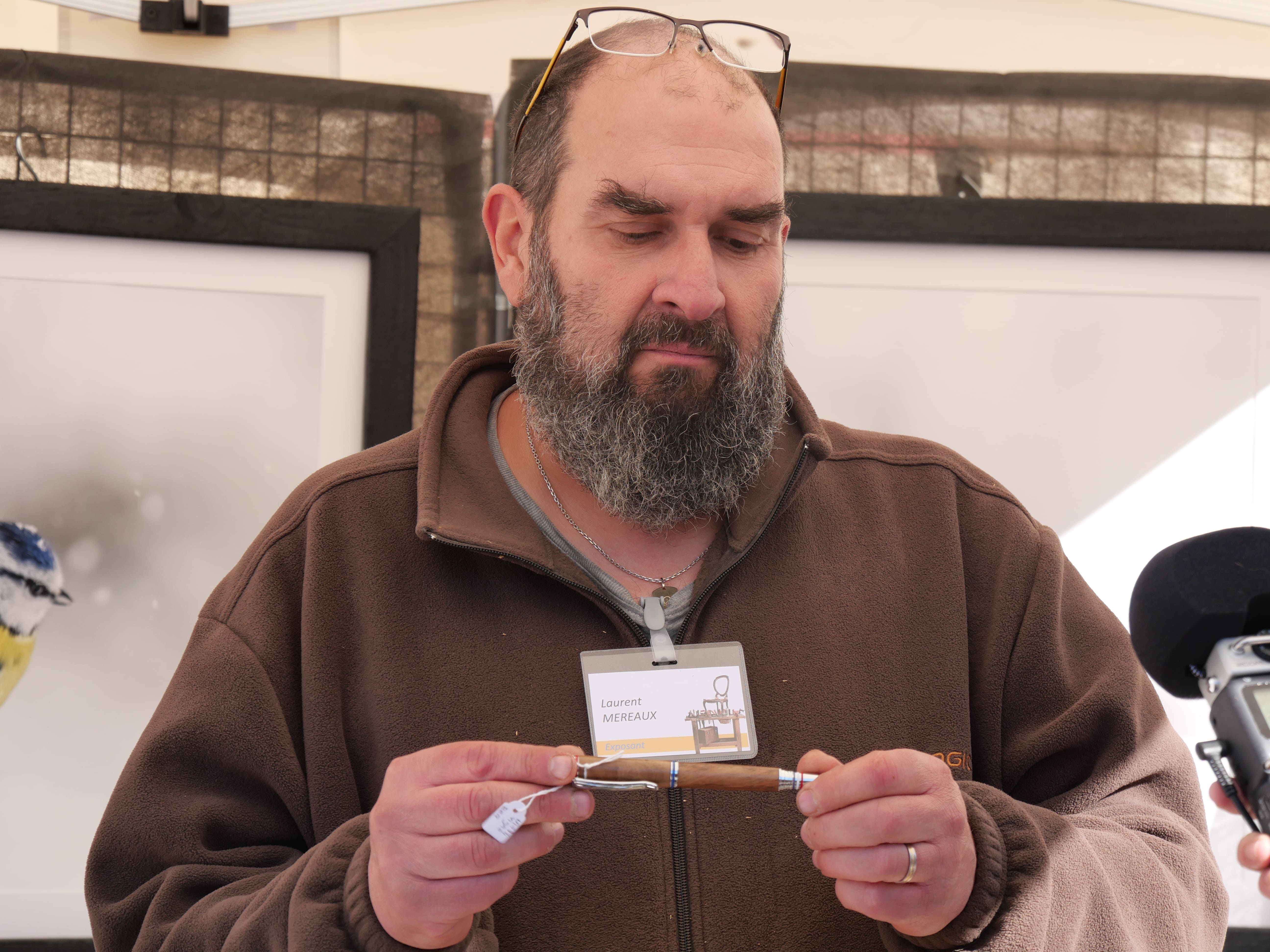 Laurent Mereaux nous présente ses stylos en bois