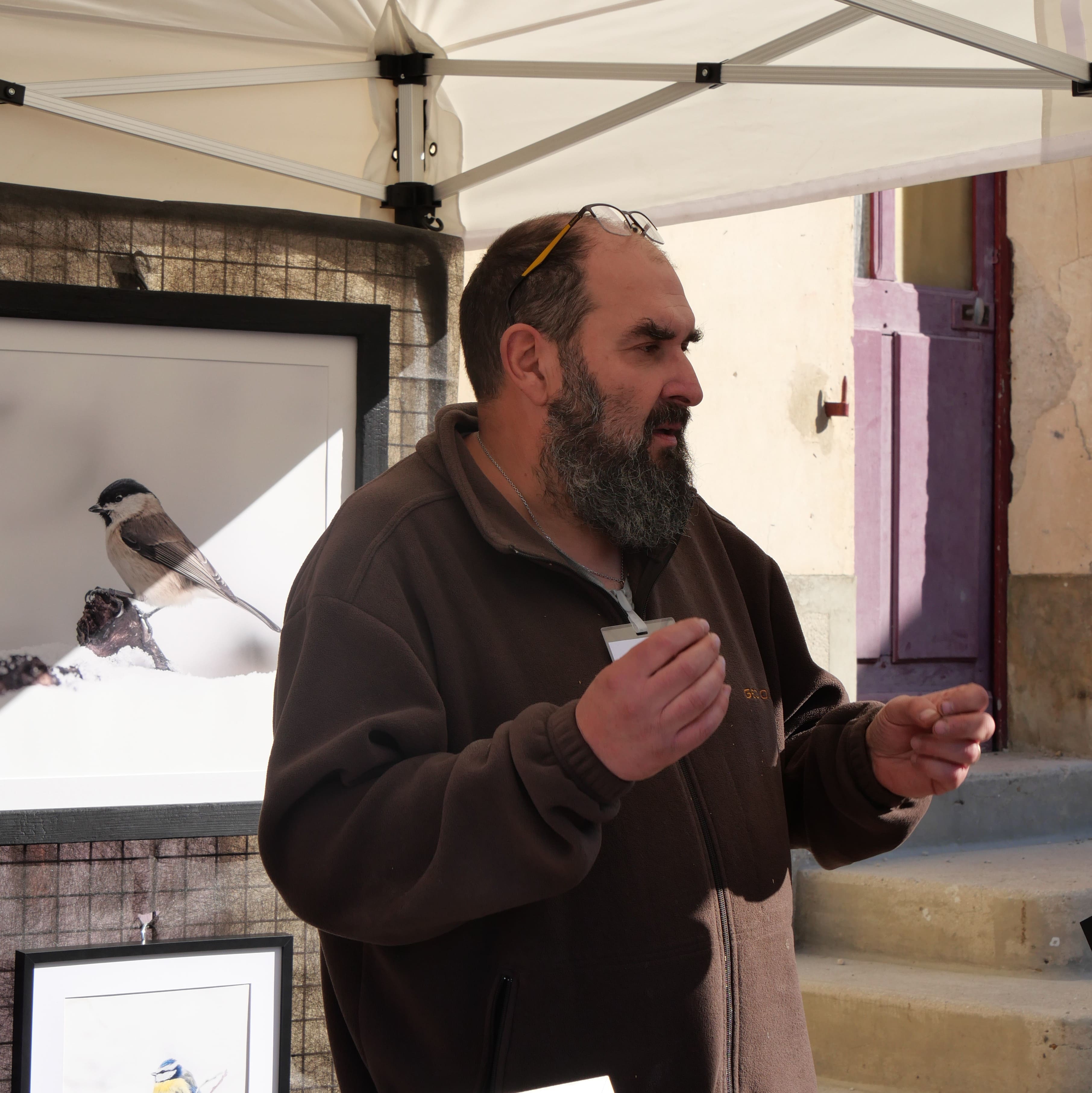 Photo de l'ébéniste.